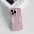 thumbnail image 1 of Mantto Compatible for iPhone 13 Pro Magnetic Case Cover, Soft Silicone Wireless Charging MagSafe Military Grade Drop Protection Shockproof Case with Lens Protectors Dustproof Cover,Rosegold, 1 of 9