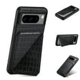 thumbnail image 1 of Mantto Crocodile Grain PU Leather Back Wallet Phone Case for Google Pixel 7a, Hidden Magnetic Credit Card Slot Holder, Horizontal & Vertical Kickstand Durable Protective Cover, Black, 1 of 6