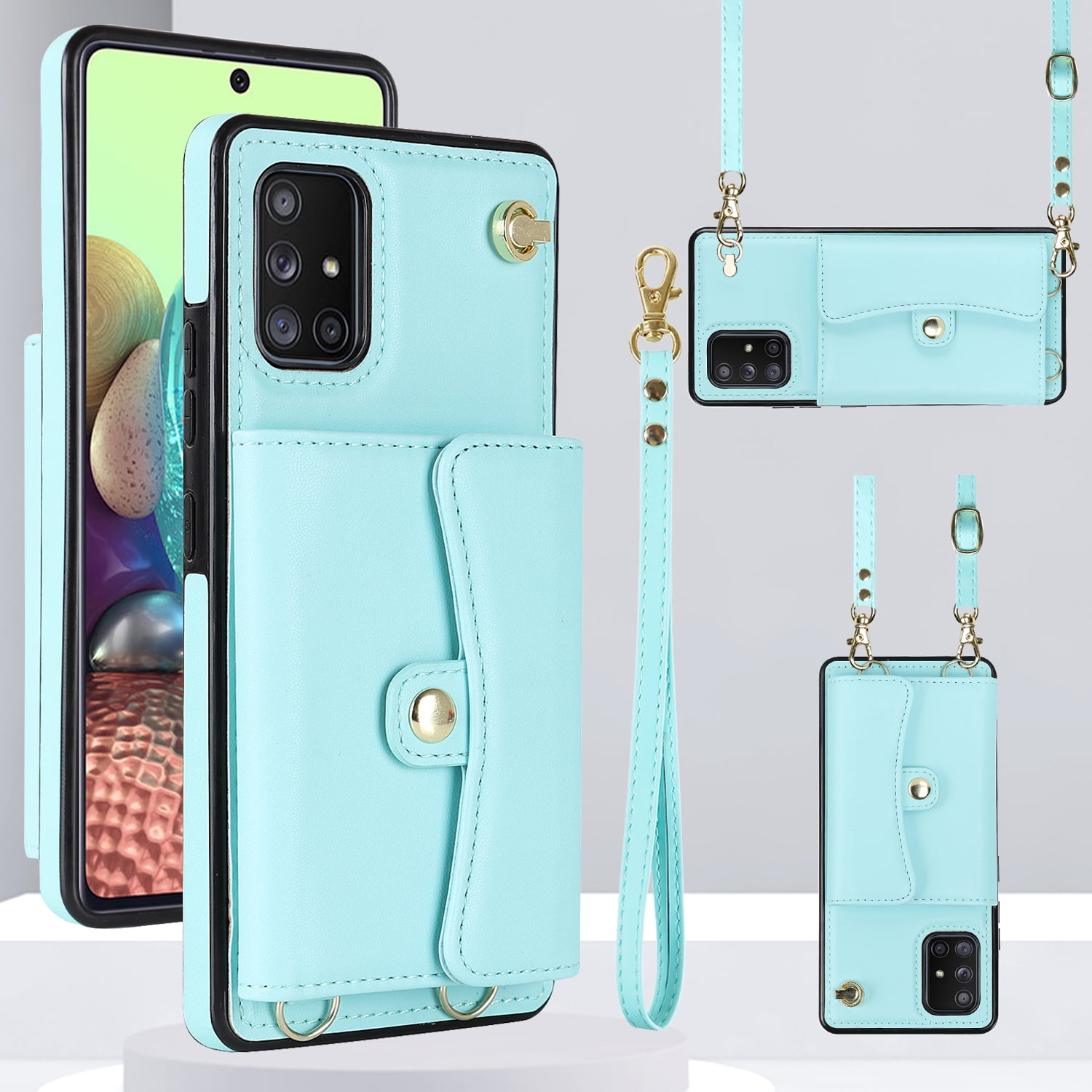 Phone Case Samsung A51 Case With Card Holder Amazon Cases For