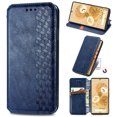 thumbnail image 1 of Mantto Designed for Google Pixel 7 Pro Case, Retro PU Leather Wallet Phone Case with Credit Card Holder Protective Shockproof Magnetic Kickstand Flip Cover for Google Pixel 7 Pro,Blue, 1 of 4