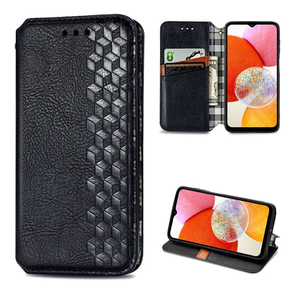 Mantto Designed for OnePlus 10 Pro 5G Case, Retro PU Leather Wallet Phone Case with Credit Card Holder Protective Shockproof Magnetic Kickstand Flip Cover for OnePlus 10 Pro 5G, Black