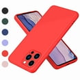 thumbnail image 1 of Mantto Designed for iPhone 14 Pro Max Case, Silicone Shockproof Slim Thin Lightweight Anti-Scratch Microfiber Lining Phone Case for iPhone 14 Pro Max 6.7 inch, Red, 1 of 7