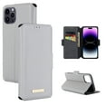 thumbnail image 1 of Mantto Flip Cover Wallet Case Designed for iPhone 13 Pro Max with Cash Card Holder, Kickstand, Magnetic Closure - Full Protection/Scratchproof - for Apple iPhone 13 Pro Max 6.7 inch,Gray, 1 of 3