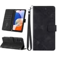 thumbnail image 1 of Mantto Flip Wallet Case for Samsung Galaxy A15,with ID Credit Card Slots & Cash Pocket,Durable PU Leather Magnetic Clasp Folio Kickstand Shockproof Wrist Strap Phone Case for Women Men,Black, 1 of 7