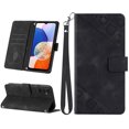 thumbnail image 1 of Mantto Flip Wallet Case for Samsung Galaxy S23 FE,with ID Credit Card Slots & Cash Pocket,Durable PU Leather Magnetic Clasp Folio Kickstand Shockproof Wrist Strap Phone Case for Women Men,Black, 1 of 7