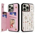 thumbnail image 1 of Mantto Flower Pattern Wallet Case for iPhone 16 Pro Max with Card Holder / RFID Blocking / Stand, Stylish Floral Pattern PU Leather Shockproof Flip Phone Cover for Women Girls - Dried Flower, 1 of 6