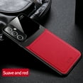thumbnail image 1 of Mantto for Galaxy A54 5G Case Hybrid Stylish Classic Shell Back Luxury Premium Leather Shockproof+Glass Glossy Protection Soft TPU Bumper Case For Samsung Galaxy A54 5G-Red, 1 of 12