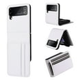 thumbnail image 1 of Mantto Galaxy Z Flip 3 Wallet Case with Card Slots, PU Leather Drop Protection Shock-absorbing Lightweight Scratch Resistant Plastic Protective Case Cover for Samsung Galaxy Z Flip 3 2021 5G, White, 1 of 10