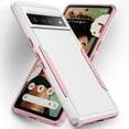 thumbnail image 1 of Mantto for Google Pixel 7 Case, Hybrid Premium PC Protection Drop-Tested Anti-Scratch Tough Rugged Heavy Duty Dual Layer Back Case for Google Pixel 7, White, 1 of 7