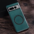 thumbnail image 1 of Mantto for Google Pixel 7a 6.1 inch Magnetic Case,Built-in Magnet Circle Support Magsafe Charger,Luxury PU Leather Anti-drop Shockproof Protective Lightweight Slim Back Phone Cover,Green, 1 of 10