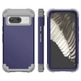 thumbnail image 1 of Mantto for Google Pixel 8 Case, 3 in 1 Heavy Duty Rugged Hybrid Anti Slip Shockproof Hard PC Cover Soft Silicone Bumper Non-Slip Protective Phone Case Cover for Google Pixel 8, Blue, 1 of 7