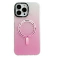 thumbnail image 1 of Mantto Magnetic Case for Apple iPhone 11 6.1 Inch,Compatible with MagSafe Charging,Luxury Stylish Gradient Frosted Translucent Anti-Scratch Lightweight Ultra Thin Slim Fit Phone Case Cover,Pink, 1 of 6