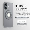 thumbnail image 1 of Mantto Magnetic Case for iPhone 11 with Invisible Kickstand [Compatible with MagSafe Charging],Drop Protection Magnetic Car Mount Camera Lens Protection Logo View Slim Phone Case,Gray, 1 of 10