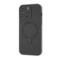 thumbnail image 1 of Mantto Magnetic Case for iPhone 16 Pro with Ring Holder Kickstand, Compatible with Mag-Safe, Liquid Silicone Soft Microfiber Lining Protection Phone Cover for iPhone 16 Pro, Black, 1 of 8