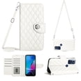 thumbnail image 1 of Mantto for Moto G Play 2023 Case RFID Blocking Wallet Card Holder Leather PU Flip Cover Lanyard Crossbody Strap Women Girl Magnetic Clasp Kickstand for Motorola Moto G Play 2023, White, 1 of 8