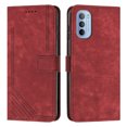 thumbnail image 1 of Mantto for Motorola Moto G (2022) Wallet Case for Women Men,Durable PU Leather Shockproof Magnetic Clasp Folio Credit Card Slots Flip Kickstand Slim Phone Case with Wrist Strap,Red, 1 of 11