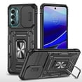 thumbnail image 1 of Mantto for Motorola Moto G Stylus 5G (2022) Case with Kickstand, [Military Grade] Built-in 360° Rotate Ring Kickstand Magnetic Protection Cover Case for Moto G Stylus 5G 6.8 inch, Black, 1 of 7