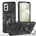 thumbnail image 1 of Mantto for Motorola Moto G Stylus 5G (2024) Case with Kickstand, [Military Grade] Built-in 360° Rotate Ring Kickstand Magnetic Protection Cover Case for Moto G Stylus 5G 2024, Black, 1 of 7