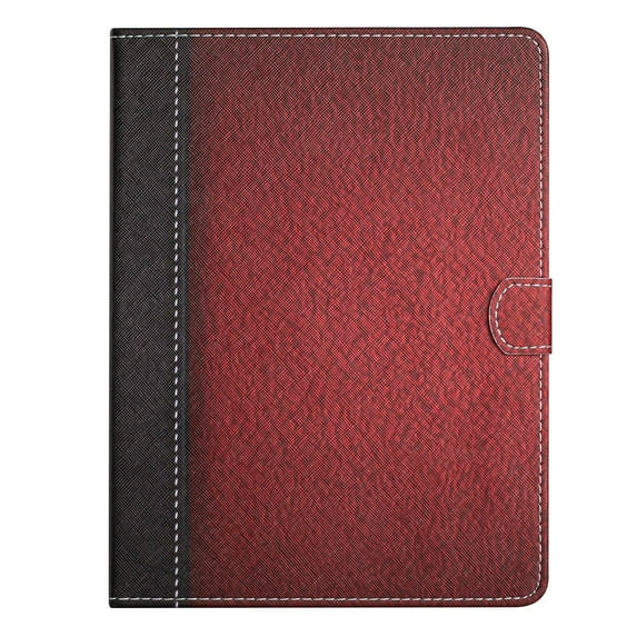 Mantto Multicolor Tablet Case Compatible with 9-10.1 inch Tablet Case,Folio PU Leather With kickstand Shockproof for Table Case 9-10.1 inch,Red
