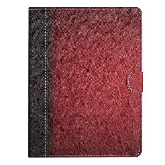 Mantto Multicolor Tablet Case Compatible with 9-10.1 inch Tablet Case,Folio PU Leather With kickstand Shockproof for Table Case 9-10.1 inch,Red