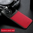 thumbnail image 1 of Mantto for Oneplus 11 Case Hybrid Stylish Classic Shell Back Luxury Premium Leather Shockproof+Glass Glossy Protection Soft TPU Bumper Case For Oneplus 11 5G (6.7 inches 2023)-Red, 1 of 12
