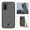 thumbnail image 1 of Mantto PU Leather Case for Samsung S20 Plus,Retro Premium Luxury Slim Soft Non-Slip Grip Flexible Bumper Shockproof Full Body Protective Cover Phone Cases for Samsung Galaxy S20 Plus, Gray, 1 of 8