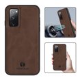 thumbnail image 1 of Mantto PU Leather Case for Samsung S20 Ultra, Retro Premium Luxury Slim Soft Non-Slip Grip Flexible Bumper Shockproof Full Body Protective Cover Phone Cases for Samsung Galaxy S20 Ultra, Brown, 1 of 8
