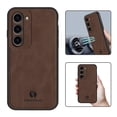 thumbnail image 1 of Mantto PU Leather Case for Samsung S21 FE,Retro Premium Luxury Slim Soft Non-Slip Grip Flexible Bumper Shockproof Full Body Protective Cover Phone Cases for Samsung Galaxy S21 FE, Brown, 1 of 8