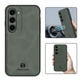 thumbnail image 1 of Mantto PU Leather Case for Samsung S22,Retro Premium Luxury Slim Soft Non-Slip Grip Flexible Bumper Shockproof Full Body Protective Cover Phone Cases for Samsung Galaxy S22, Gray, 1 of 8