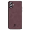thumbnail image 1 of Mantto PU Leather Case for iPhone 16,Retro Premium Luxury Slim Soft Non-Slip Grip Flexible Bumper Shockproof Full Body Protective Cover Phone Cases For iPhone 16,Winered, 1 of 9