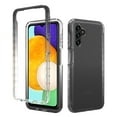 thumbnail image 1 of Mantto Samsung A13 5G Case 5G, Full Body Clear Protection Case - Shock Proof edges Slim Hybrid Back Silicone Rubber TPU Bumper Gradient Phone Case for Samsung Galaxy A13 5G - Black, 1 of 5