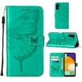 thumbnail image 1 of Mantto Samsung Galaxy A14 5G Case, Magnetic Folio Butterfly Embossed Wallet Case, Premium Leather Wrist Strap Credit Card Holder Slots Kickstand Shockproof Cover For Samsung Galaxy A14 5G,
Green, 1 of 10