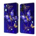 thumbnail image 1 of Mantto for Samsung Galaxy A14 5G Wallet Case for Women Men,Fashion Painted Pattern PU Leather Magnetic Clasp Flip Protective Case with Kickstand Card Slots Phone Case,Diamond Butterflies, 1 of 8