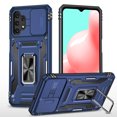 thumbnail image 1 of Mantto for Samsung Galaxy A32 5G Case with Kickstand, [Military Grade] Built-in 360° Rotate Ring Kickstand Magnetic Protection Cover Case for Samsung Galaxy A32 5G,Navyblue, 1 of 7