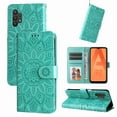 thumbnail image 1 of Mantto for Samsung Galaxy A32 5G Wallet Case, [Flower Embossed] Premium PU Leather Wallet Flip Protective Phone Case Cover with Card Slots and Stand for Samsung Galaxy A32 5G,Green, 1 of 8