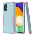 thumbnail image 1 of Mantto for Samsung Galaxy A33 5G Case, Heavy Duty Shockproof Drop Protective Hybrid 3 Layer Full Body Rugged Military Grade Protection Hard PC Phone Cover For Samsung Galaxy A33 5G, Green/Pink, 1 of 6