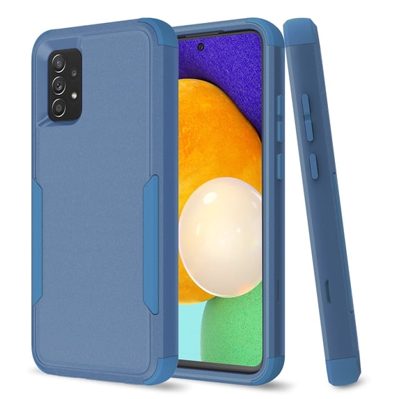 Mantto for Samsung Galaxy A33 5G Case, Heavy Duty Shockproof Drop Protective Hybrid 3 Layer Full Body Rugged Military Grade Protection Hard PC Phone Cover For Samsung Galaxy A33 5G, Royalblue
