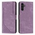 thumbnail image 1 of Mantto for Samsung Galaxy A35 Wallet Case for Women Men,Durable PU Leather Shockproof Magnetic Clasp Folio Credit Card Slots Flip Kickstand Slim Phone Case with Wrist Strap,Purple, 1 of 11