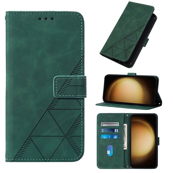 Mantto for Samsung Galaxy A42 5G Case, Wallet Case Cover, Magnetic Stand Flip Protective Cover Retro Leather Flip Case Purse with ID & Credit Card Slots Holder Case for Samsung Galaxy A42 5G,Darkgreen