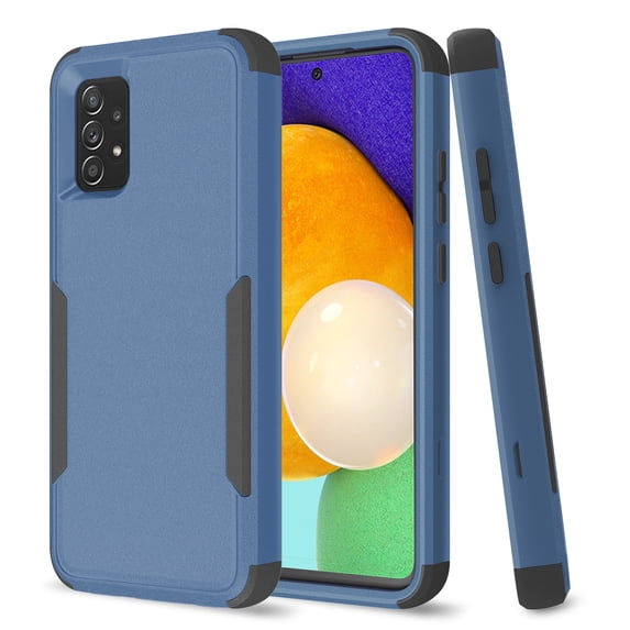 Mantto for Samsung Galaxy A53 5G Case, Heavy Duty Shockproof Drop Protective Hybrid 3 Layer Full Body Rugged Military Grade Protection Hard PC Phone Cover For Samsung Galaxy A53 5G, Royalblue/Black