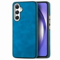 thumbnail image 1 of Mantto for Samsung Galaxy A54 5G PU Leather Case, Soft TPU Bumper Fleece Lining Shockproof Cover for Galaxy A54 5G, with SIM Card Slots Plating Buttons Slim Lightweight Case,Blue, 1 of 11
