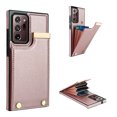 thumbnail image 1 of Mantto for Samsung Galaxy Note20 Ultra Back Wallet Case with Card Holder, Magnetic Clasp 3 Card Slots RFID Blocking Premium PU Leather Shockproof Anti-Scratch Wallet Phone Case, Rosegold, 1 of 7