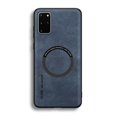 thumbnail image 1 of Mantto for Samsung Galaxy S20 Plus Case Compatible with MagSafe Charging, Vegan PU Leather Slim Classic Luxury Elegant Thin Drop Protection Protective Cover for Samsung Galaxy S20 Plus, Blue, 1 of 9