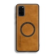 thumbnail image 1 of Mantto for Samsung Galaxy S20 Plus Case Compatible with MagSafe Charging, Vegan PU Leather Slim Classic Luxury Elegant Thin Drop Protection Protective Cover for Samsung Galaxy S20 Plus, Brown, 1 of 9