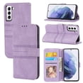 thumbnail image 1 of Mantto for Samsung Galaxy S21 FE Wallet Case, PU Leather with Long Crossbody Strap Card Slots Soft TPU Inner Shockproof Protective Flip Cover Phone Case for Samsung Galaxy S21 FE 6.4 inch,Lightpurple, 1 of 10