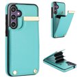 thumbnail image 1 of Mantto for Samsung Galaxy S24 Back Wallet Case with Card Holder, Magnetic Clasp 3 Card Slots RFID Blocking Premium PU Leather Shockproof Anti-Scratch Wallet Phone Case, Mint, 1 of 7