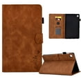 thumbnail image 1 of Mantto for Samsung Galaxy Tab A 10.1 2019 Case (SM-T510/T515) Premium Slim PU Leather Stand Folding Folio Card Slot Wallet Cover for Galaxy Tab A 10.1 Inch Tablet SM-T510/T515 Case, Brown, 1 of 7
