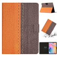 thumbnail image 1 of Mantto for Samsung Galaxy Tab A7 Lite 8.7 2021 (SM-T220/T225/T227) Case,Slim PU Leather Adjustable Folio Stand Cover Shockproof Protective Case for Galaxy Tab A7 Lite, Orange, 1 of 7