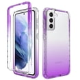 thumbnail image 1 of Mantto Samsung S23 FE Case, Full Body Clear Protection Case PC Bumper & Rubber TPU Front & Back 360 Full CoverGradient Bumper Frame Rubber Phone Case for Samsung Galaxy S23 FE - Purple, 1 of 8