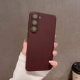 thumbnail image 1 of Mantto Slim Case for Samsung Galaxy S22 Plus, Plain PC Skin-Feel Phone Case with Lens Protector, Shockproof Anti-Scratches Non-Yellowing Protection Cover for Samsung Galaxy S22 Plus - Winered, 1 of 7